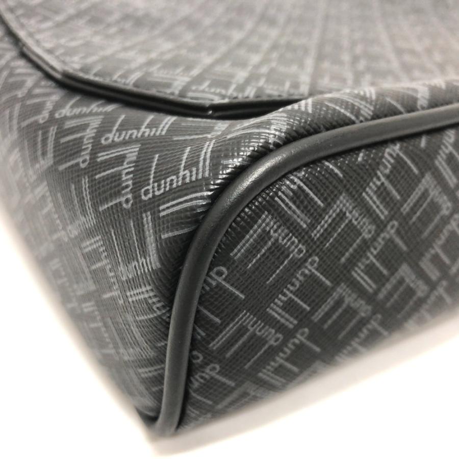 新品同様 Dunhill ダンヒル DU21R3655LT001 シグネチャー スモール フラップ メッセンジャー カバン ショルダーバッグ ブラック メンズ【中古】 | dunhill | 04