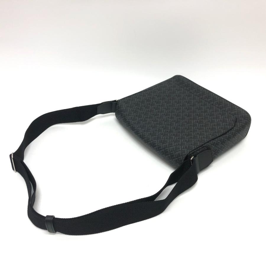 新品同様 Dunhill ダンヒル DU21R3655LT001 シグネチャー スモール フラップ メッセンジャー カバン ショルダーバッグ ブラック メンズ【中古】 | dunhill | 05