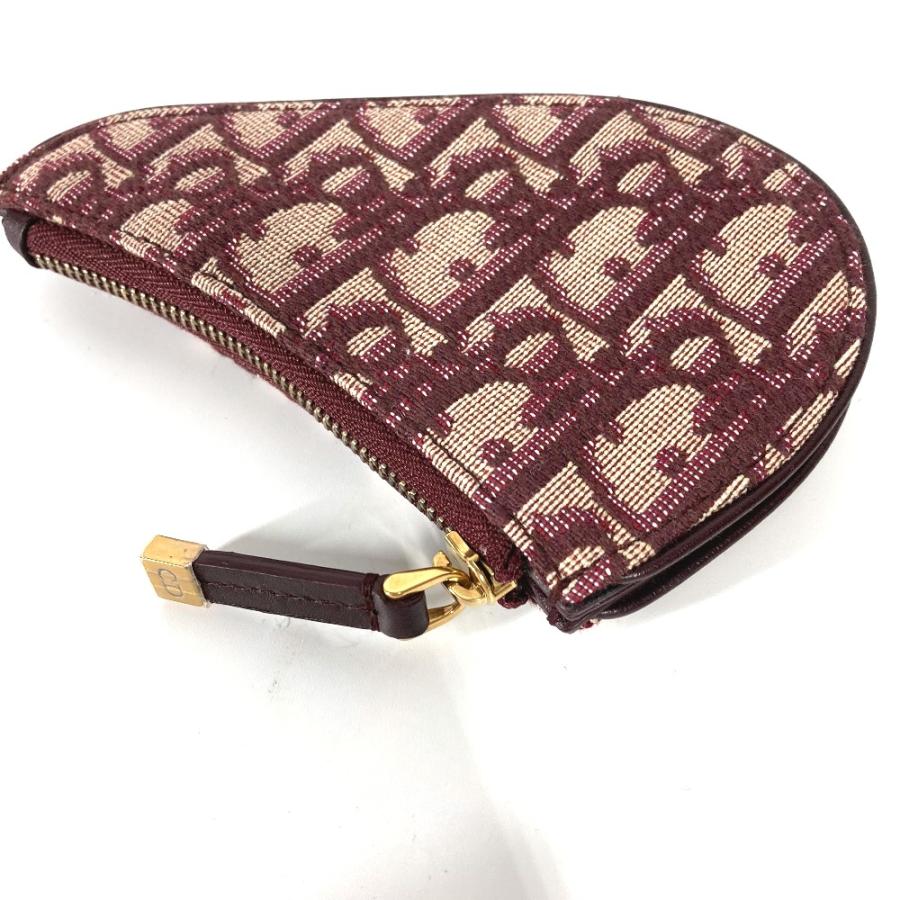 美品 Dior ディオール サドル 財布 小銭入れ オブリーク コインケース 