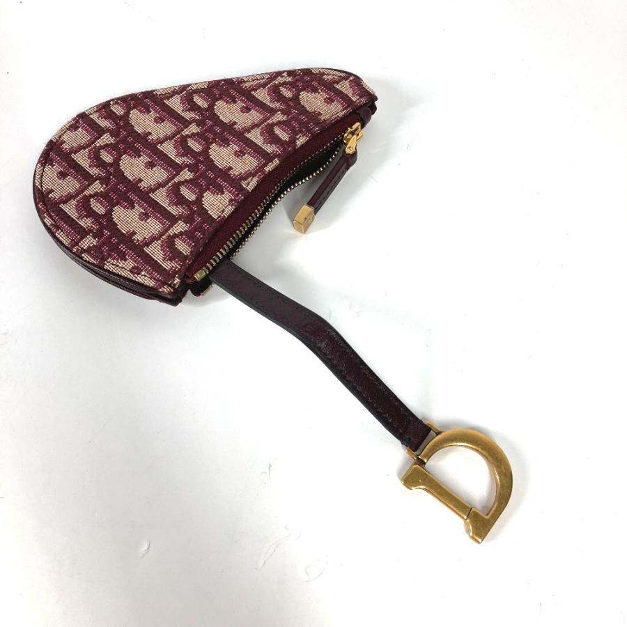 美品 Dior ディオール サドル 財布 小銭入れ オブリーク コインケース 