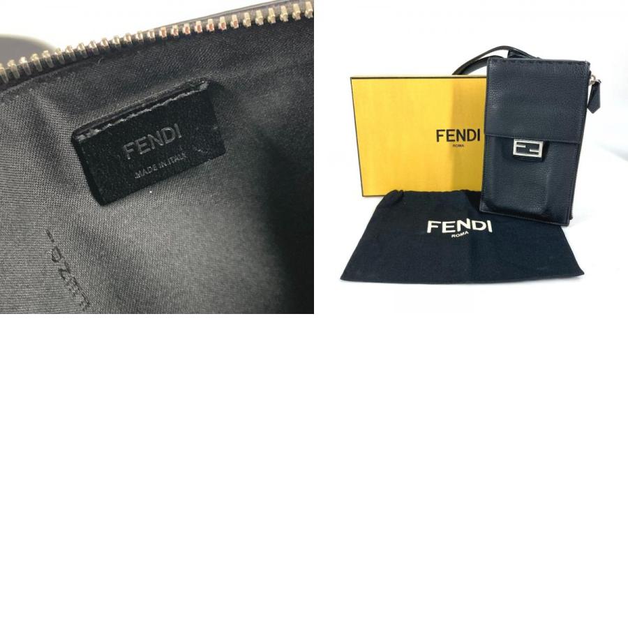 FENDI フェンディ 7AS034 ロゴ フォンポーチ カバン 斜め掛け 