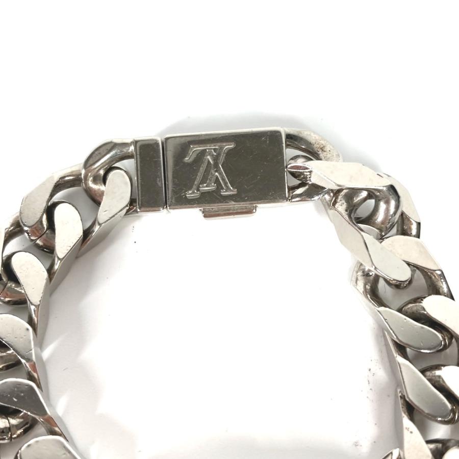 LOUIS VUITTON ルイヴィトン M00270 チェーンブレスレット モノグラム アクセサリー ブレスレット シルバー メンズ【中古】｜reference｜03