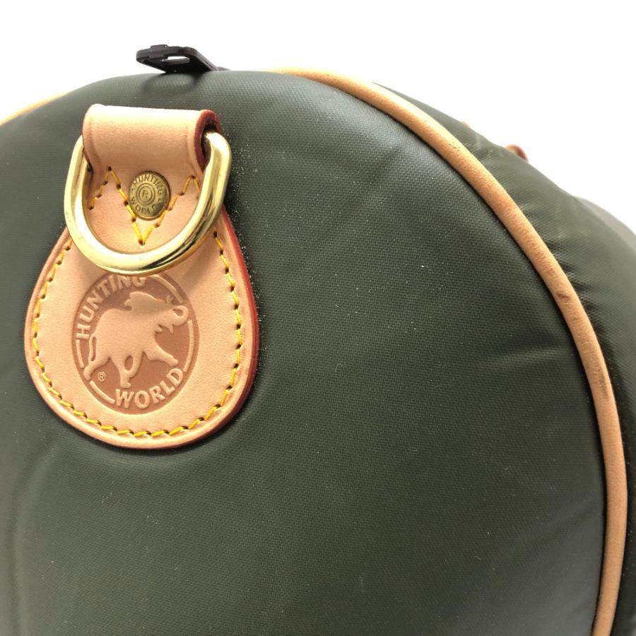 HUNTING WORLD ハンティングワールド バチュークロス トラベルバッグ ボストンバッグ カーキ メンズ【中古】 |  | 07