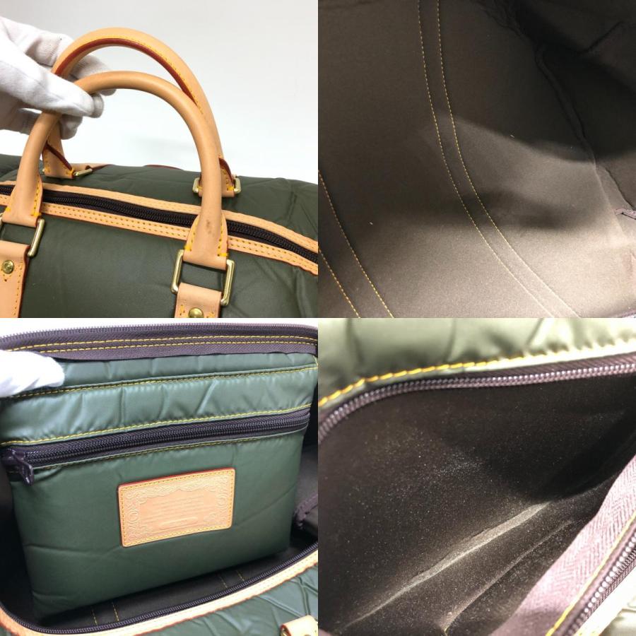 HUNTING WORLD ハンティングワールド バチュークロス トラベルバッグ ボストンバッグ カーキ メンズ【中古】 |  | 08