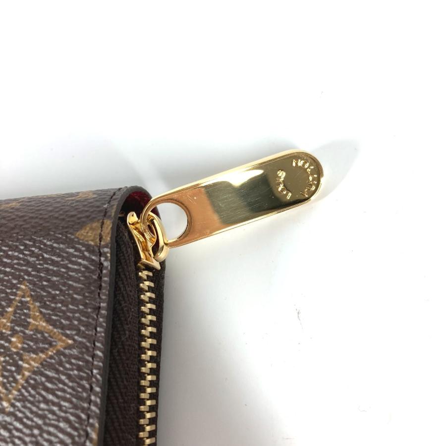 新品同様 LOUIS VUITTON ルイヴィトン M41895 ジッピーウォレット ラウンドファスナー モノグラム 長財布 フューシャ【中古】｜reference｜05