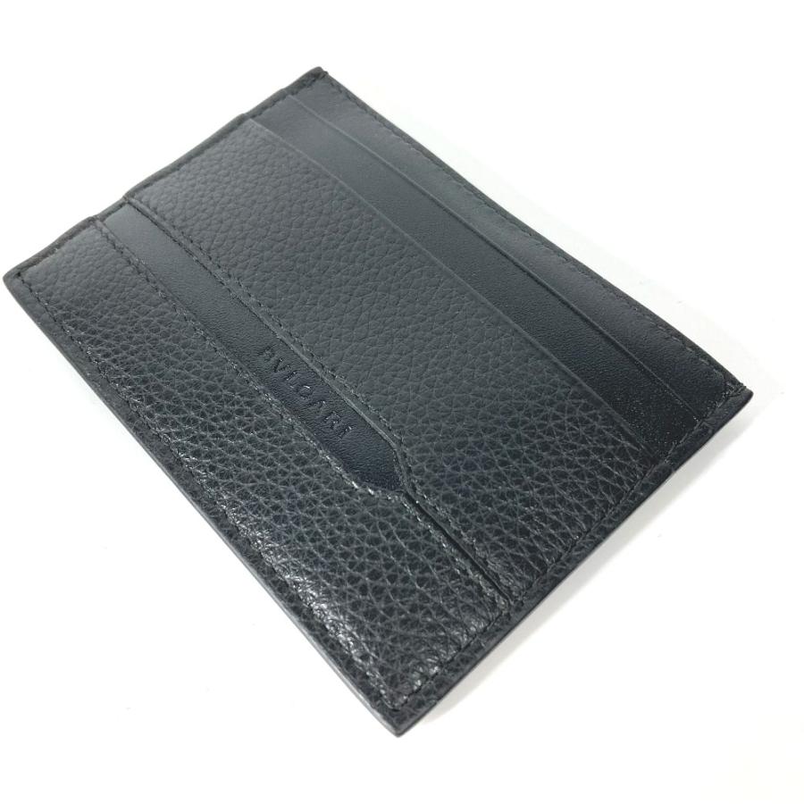 未使用 BVLGARI ブルガリ 36969 ロゴ オクト OCTO カードケース ブラック メンズ【中古】 | BVLGARI | 02