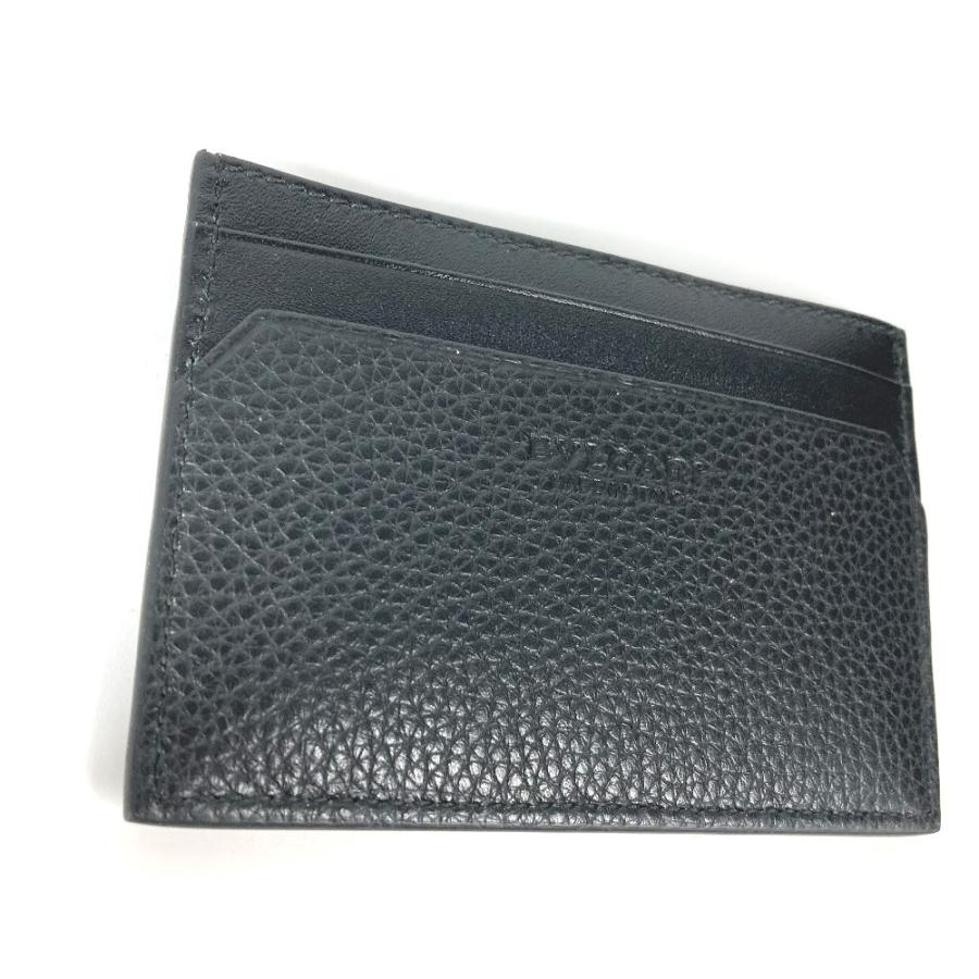 未使用 BVLGARI ブルガリ 36969 ロゴ オクト OCTO カードケース ブラック メンズ【中古】 | BVLGARI | 05
