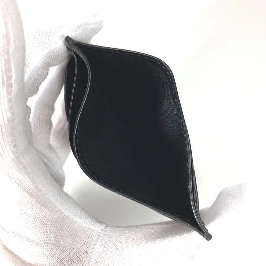 未使用 BVLGARI ブルガリ 36969 ロゴ オクト OCTO カードケース ブラック メンズ【中古】 | BVLGARI | 07