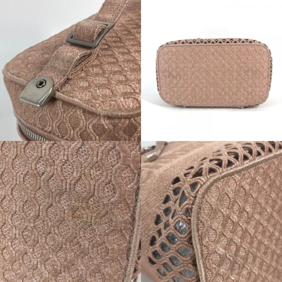 Christian Dior クリスチャンディオール ハンドバッグ Christian Dior クリスチャンディオール ロゴ メッシュ バニティバッグ