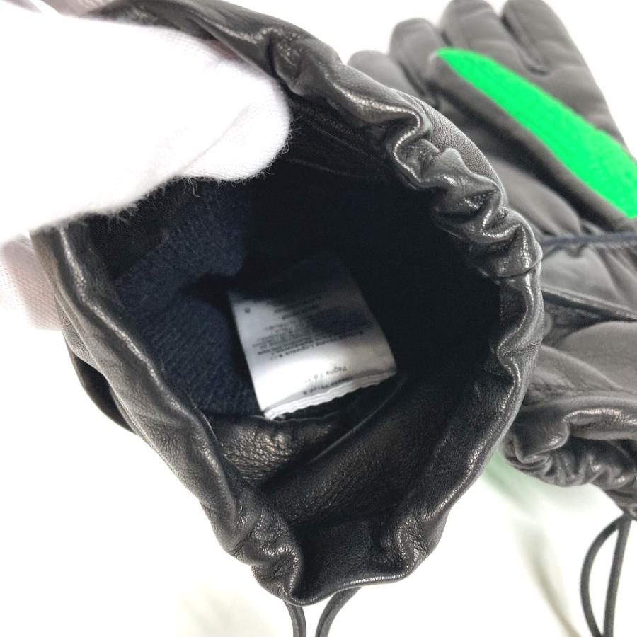 ボッテガヴェネタ BOTTEGA VENETA バイカラー 709335 グローブ 手袋 レザー/ナイロン グリーン 未使用 未使用 BOTTEGA VENETA ボッテガヴェネタ 709335 バイカラー グローブ