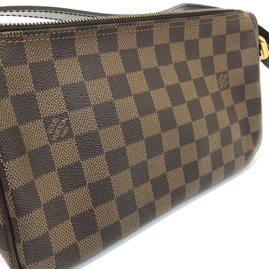 LOUIS VUITTON ルイヴィトン N60006 ラヴェッロGM ショートストラップ ダミエ ショルダーバッグ エベヌ ブラウン レディース【中古】｜reference｜04