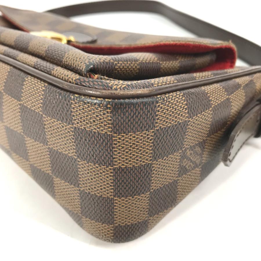 LOUIS VUITTON ルイヴィトン N60006 ラヴェッロGM ショートストラップ ダミエ ショルダーバッグ エベヌ ブラウン レディース【中古】｜reference｜08