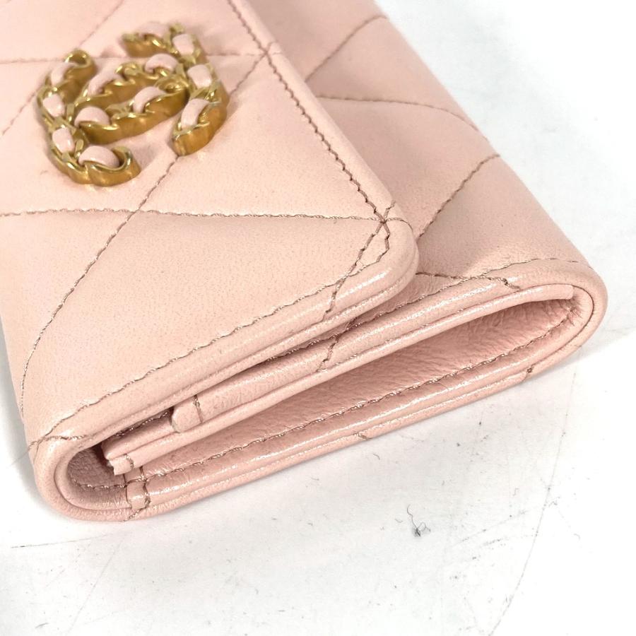 CHANEL 美品 シャネル チェーン CC カードケース マトラッセ