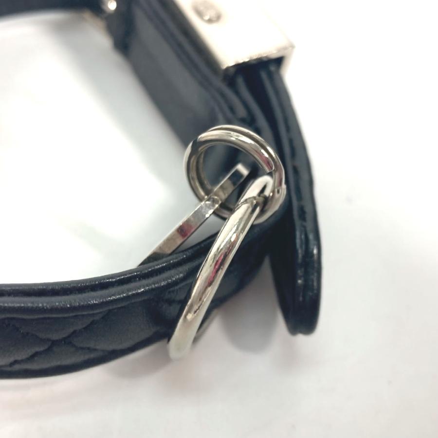 CHANEL シャネル リード＆首輪セット マトラッセ CC ココマーク キルティング ペット 犬 お散歩 ドッグ リード ブラック ユニセックス【中古】 | CHANEL | 06