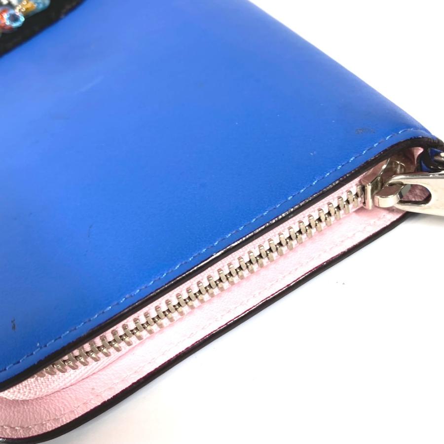 Dior ディオール ビジュー ラインストーン ラウンドファスナー ロング