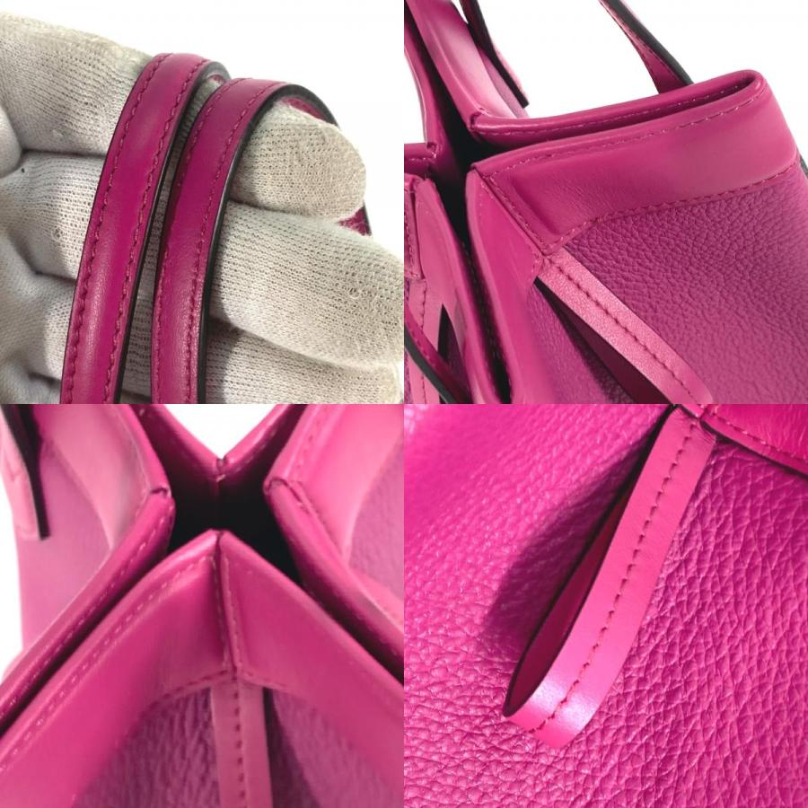 フェンディ FENDI ORIGAMI MINI オリガミミニ スモール 8BS083 肩掛け ショルダーバッグ レザー パープル 未使用 FENDI - フェンディ FENDI ORIGAMI MINI オリガミミニ スモール 8BS083