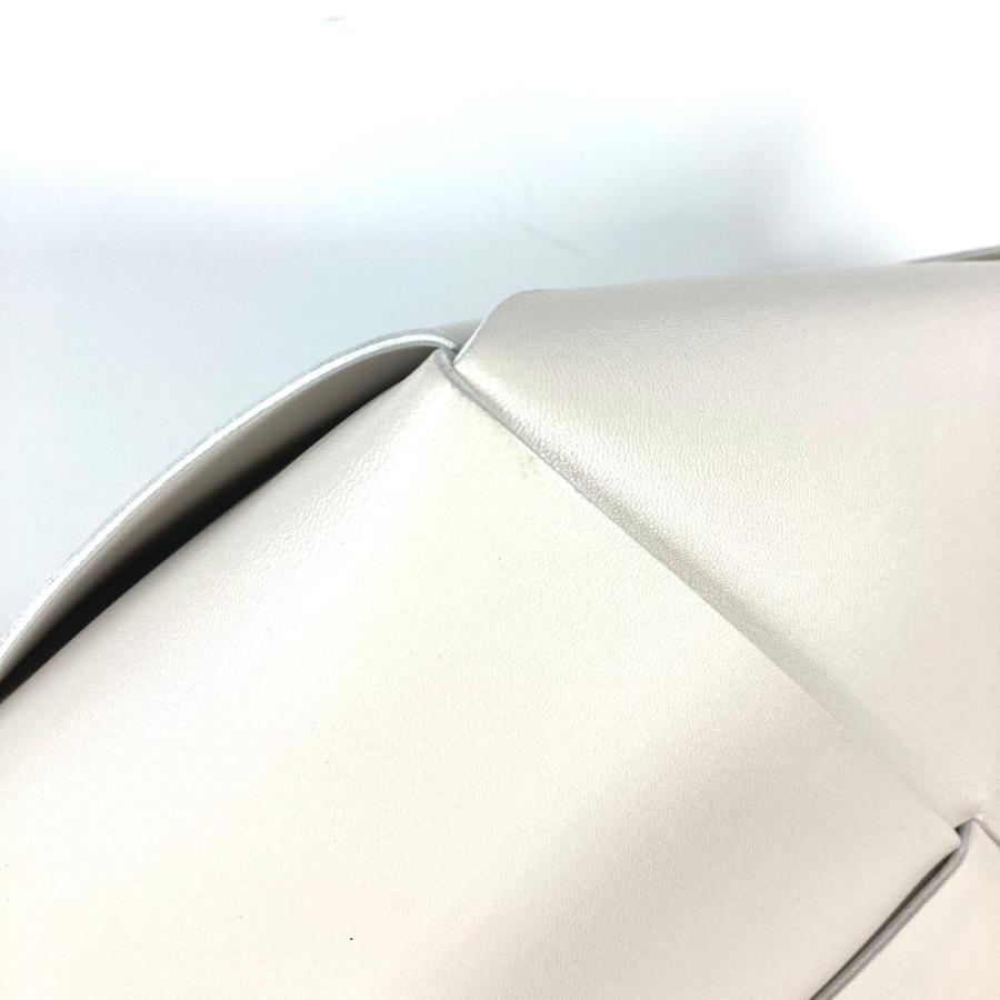 BOTTEGA VENETA ボッテガヴェネタ 666696 Chalk チョーク クラッチバッグ マキシイントレチャート ポーチ ホワイト レディース【中古】 |  | 07