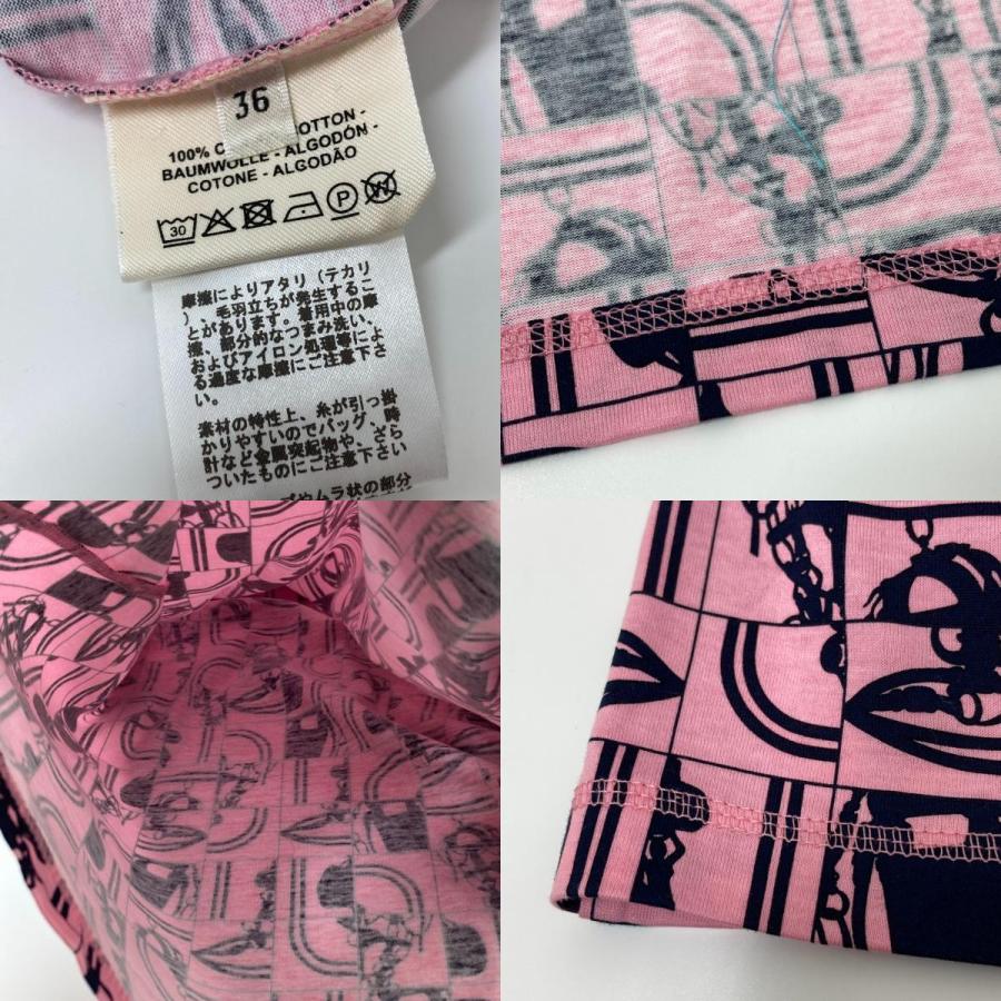 エルメス HERMES ブライズ ド ガラ アン デソルドレ アパレル 半袖 アパレル トップス 半袖Ｔシャツ コットン ピンク 未使用 HERMES（エルメス） 未使用 ブライズ ド ガラ アン デソルドレ