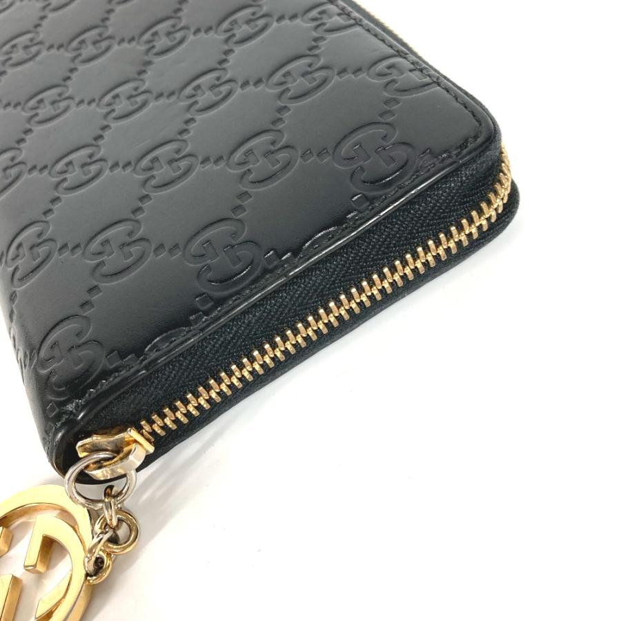 美品 GUCCI インターロッキングG ラウンドファスナー財布 GUCCI グッチ 長財布 ラウンドファスナー インターロッキングG