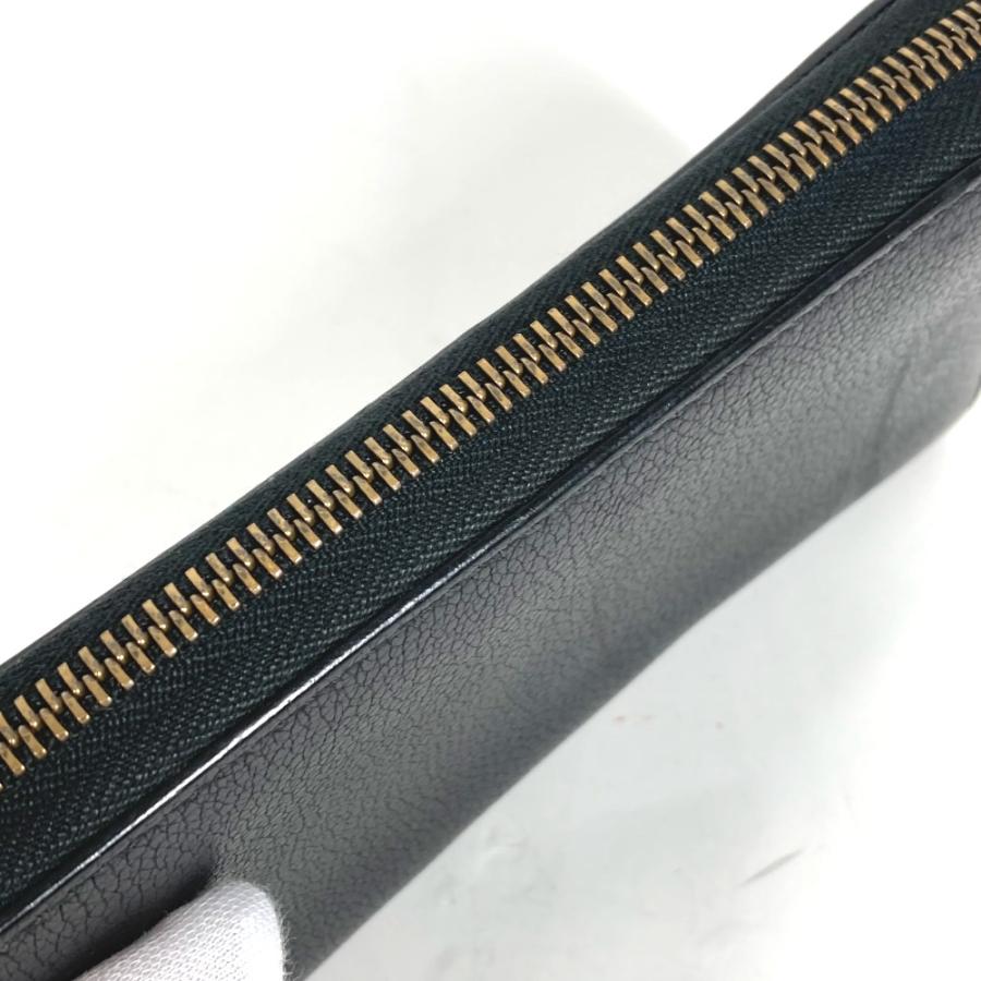 GUCCI（グッチ） 496317 ロゴ ロングウォレット ラウンドファスナー 長