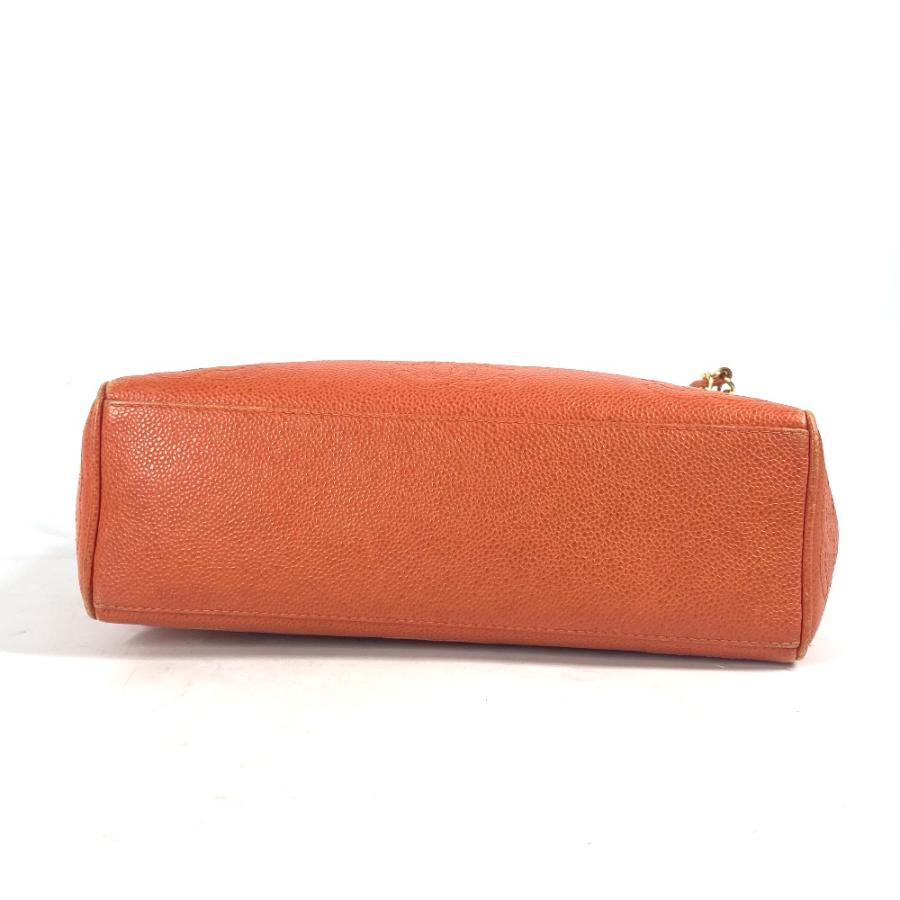 CHANEL シャネル トリプルココ CC　ココマーク ショルダーバッグ カバン 肩掛け チェーンバッグ トートバッグ オレンジ レディース【中古】 | CHANEL | 05