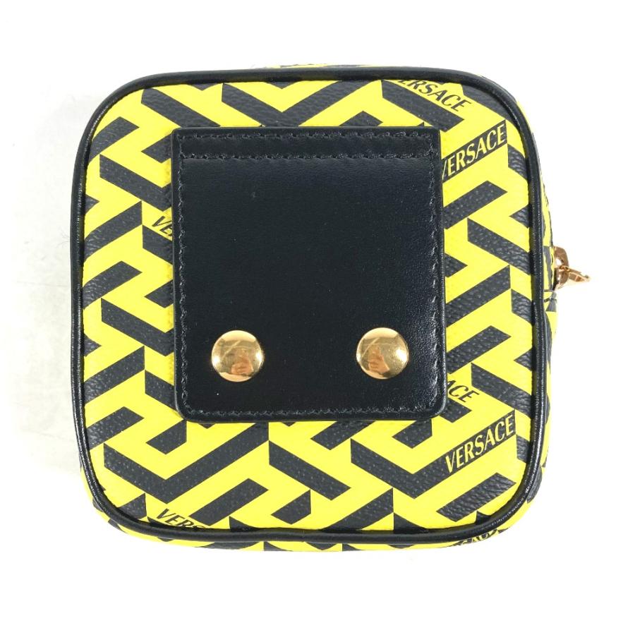 未使用 VERSACE ヴェルサーチ ロゴ ラグレカ メイクポーチ 化粧