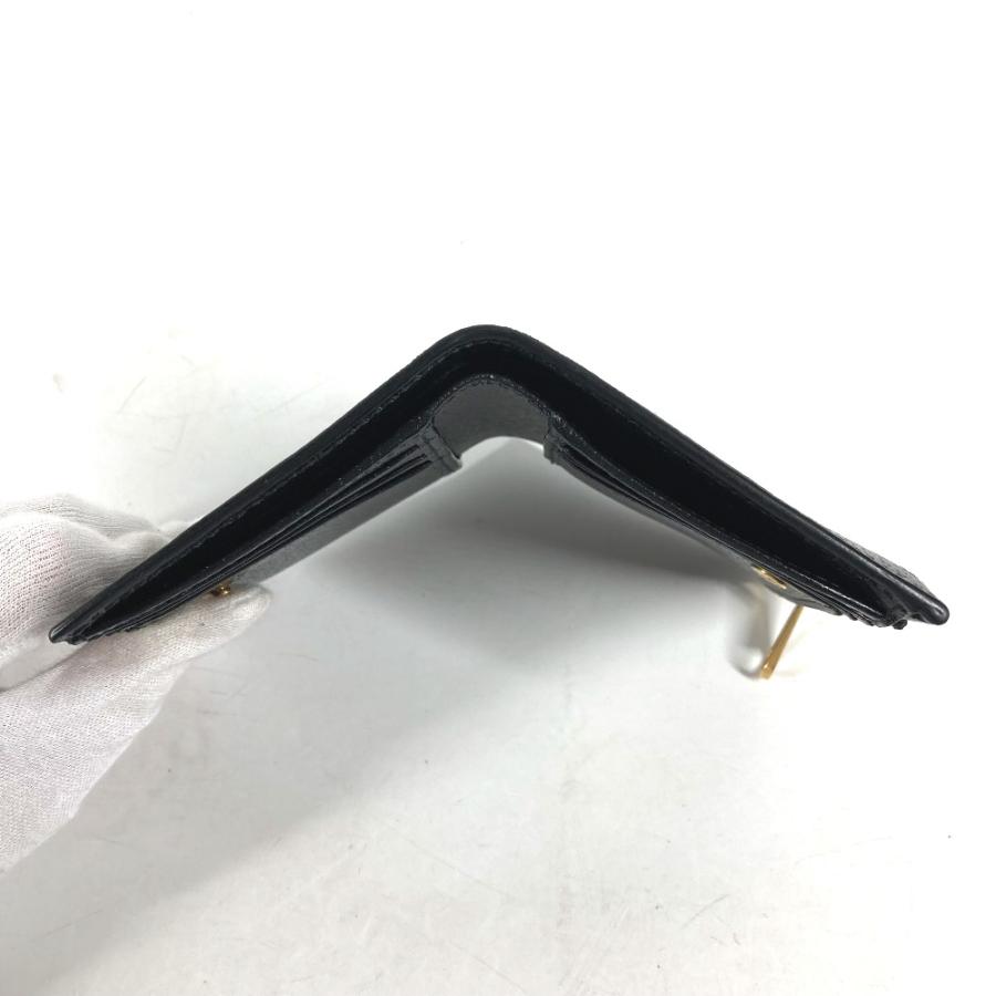 GUCCI グッチ 760223 ダブルG ロング ウォレット コンパクトウォレット 2つ折り財布 ブラック レディース【中古】 | GUCCI | 04