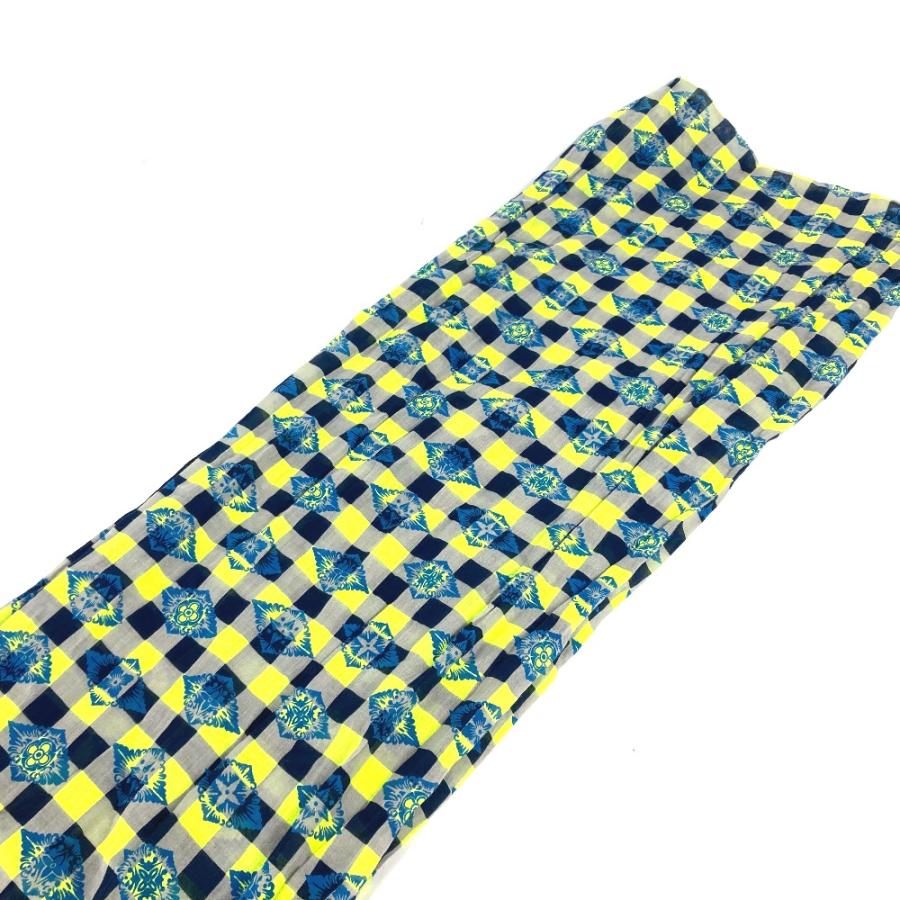 LOUIS VUITTON ルイヴィトン ダミエ フリンジ ショール マフラー ストール グレー メンズ【中古】 | LOUIS VUITTON | 05