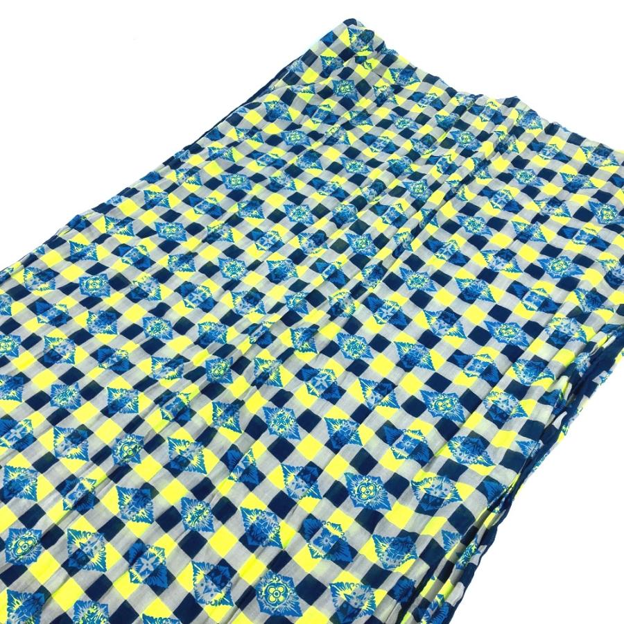 LOUIS VUITTON ルイヴィトン ダミエ フリンジ ショール マフラー ストール グレー メンズ【中古】 | LOUIS VUITTON | 06