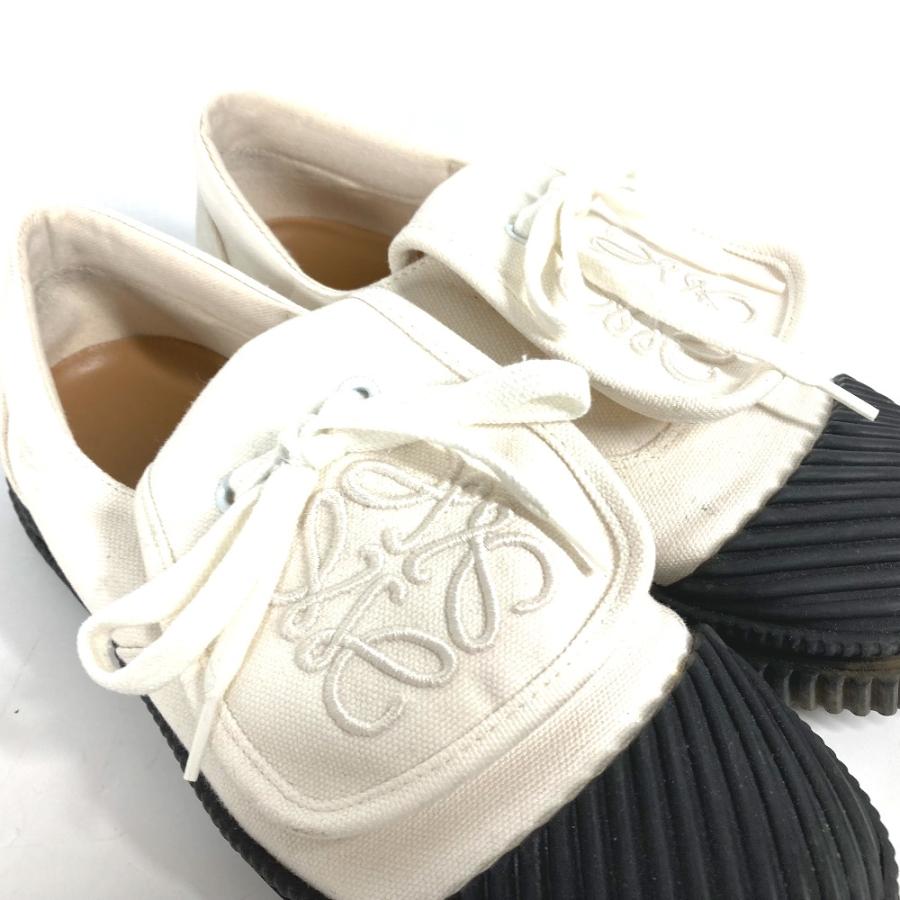 LOEWE（ロエベ） L815282X20 アナグラム バイカラー 紐 靴 シューズ