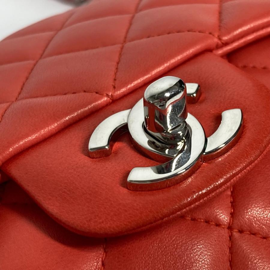CHANEL シャネル マトラッセ25 マトラッセ 25  Wチェーン カバン バッグ マトラッセ ショルダーバッグ レッド レディース【中古】 | CHANEL | 07