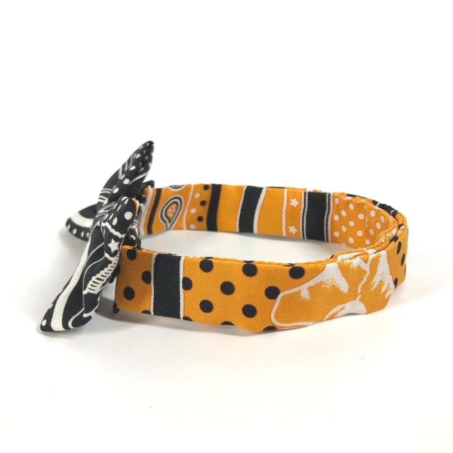 未使用 HERMES エルメス ヌーパピヨン アクセサリー ネクタイ リボン りぼん 蝶ネクタイ オレンジ メンズ【中古】 | HERMES | 02