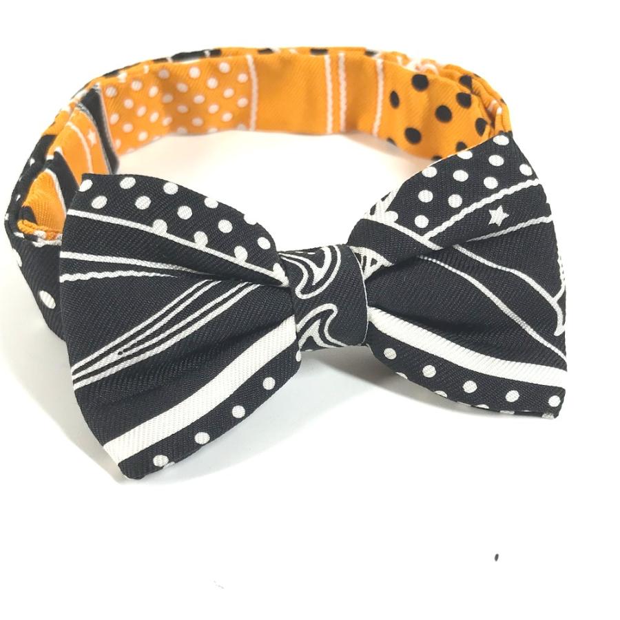 未使用 HERMES エルメス ヌーパピヨン アクセサリー ネクタイ リボン りぼん 蝶ネクタイ オレンジ メンズ【中古】 | HERMES | 04