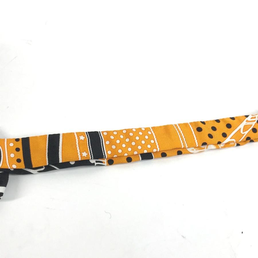 未使用 HERMES エルメス ヌーパピヨン アクセサリー ネクタイ リボン りぼん 蝶ネクタイ オレンジ メンズ【中古】 | HERMES | 06