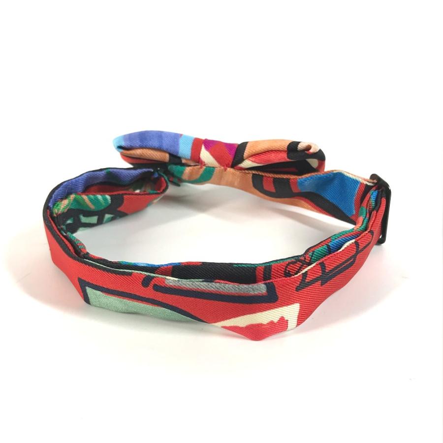 未使用 HERMES エルメス ヌーパピヨン アクセサリー ネクタイ リボン りぼん 蝶ネクタイ レッド メンズ【中古】 | HERMES | 01