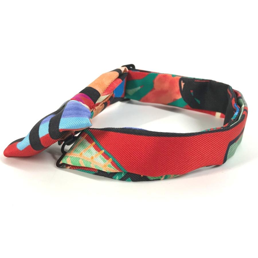 未使用 HERMES エルメス ヌーパピヨン アクセサリー ネクタイ リボン りぼん 蝶ネクタイ レッド メンズ【中古】 | HERMES | 02