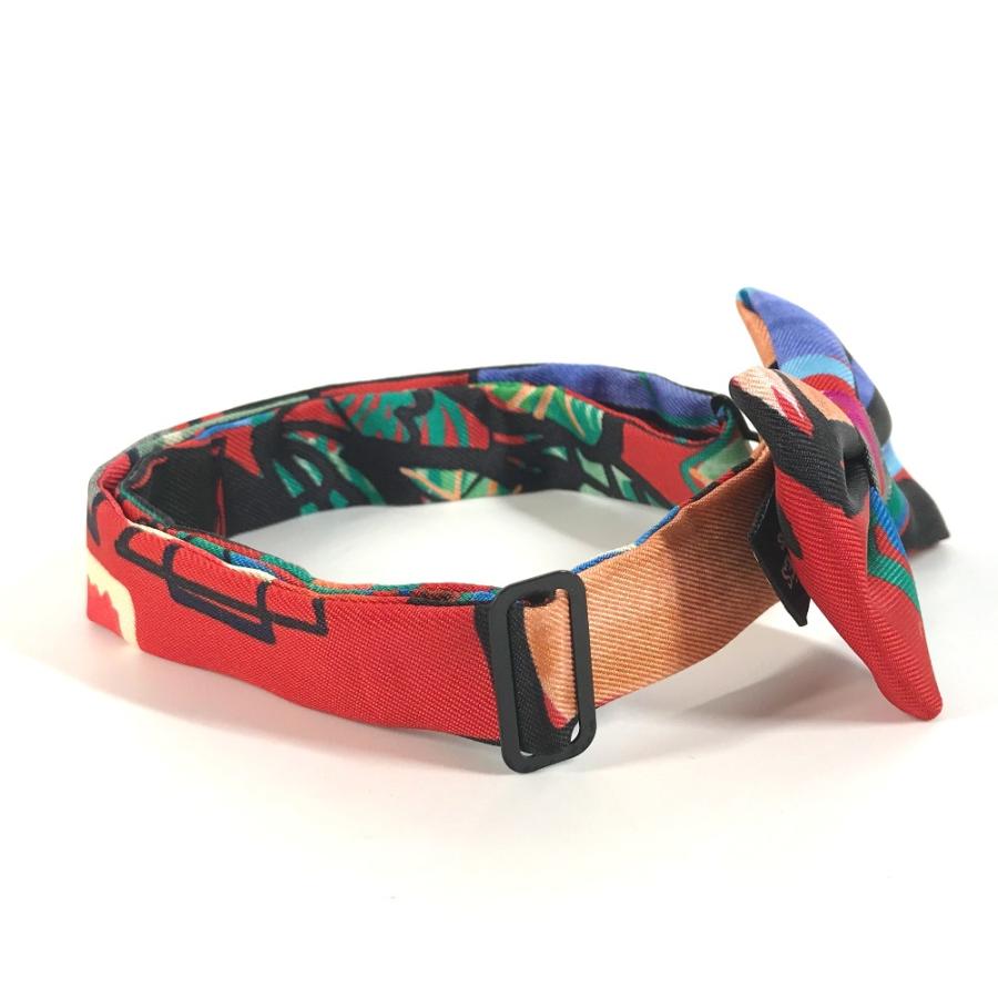 未使用 HERMES エルメス ヌーパピヨン アクセサリー ネクタイ リボン りぼん 蝶ネクタイ レッド メンズ【中古】 | HERMES | 03