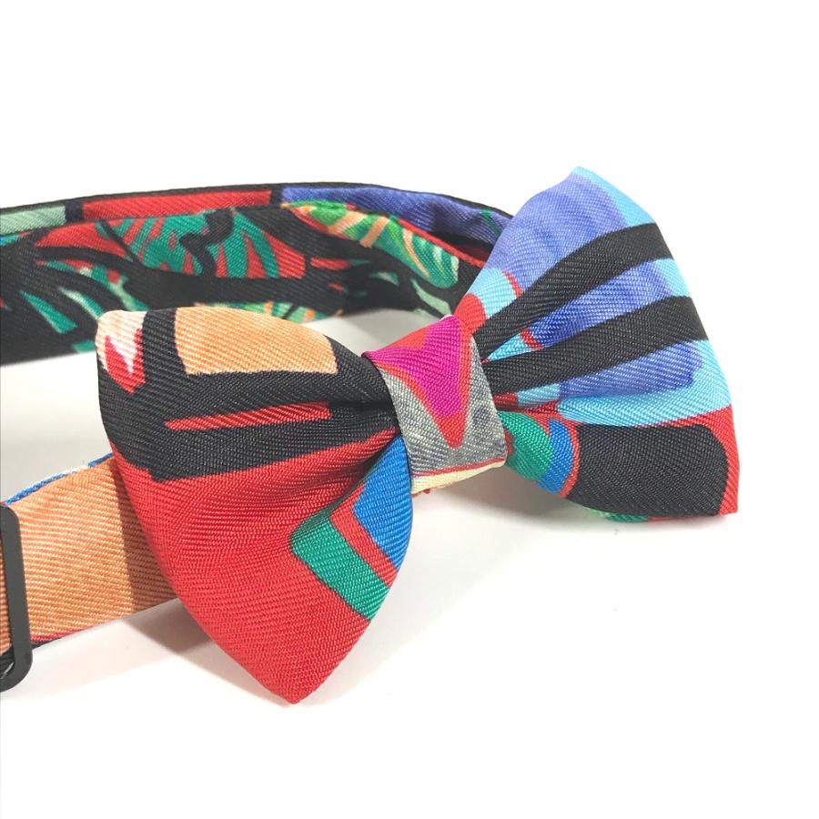 未使用 HERMES エルメス ヌーパピヨン アクセサリー ネクタイ リボン りぼん 蝶ネクタイ レッド メンズ【中古】 | HERMES | 05