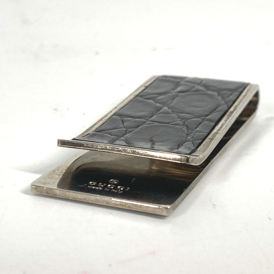 GUCCI グッチ ロゴ 財布 マネークリップ シルバー メンズ【中古】 | GUCCI | 05