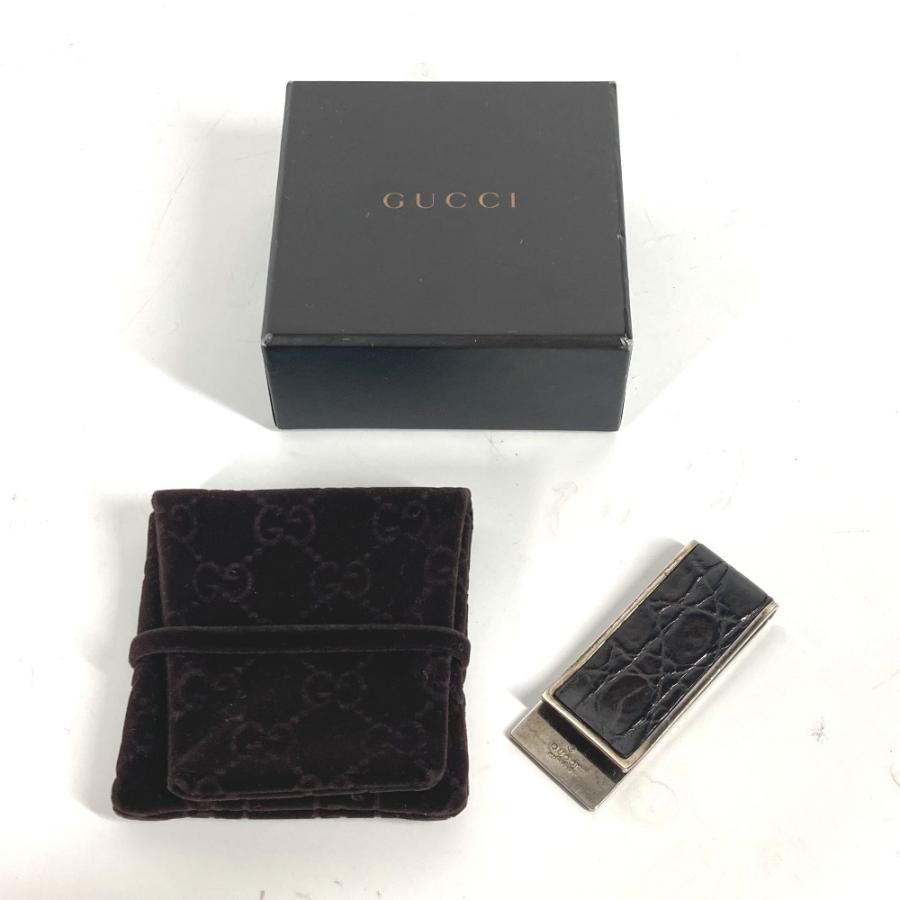 GUCCI グッチ ロゴ 財布 マネークリップ シルバー メンズ【中古】 | GUCCI | 08