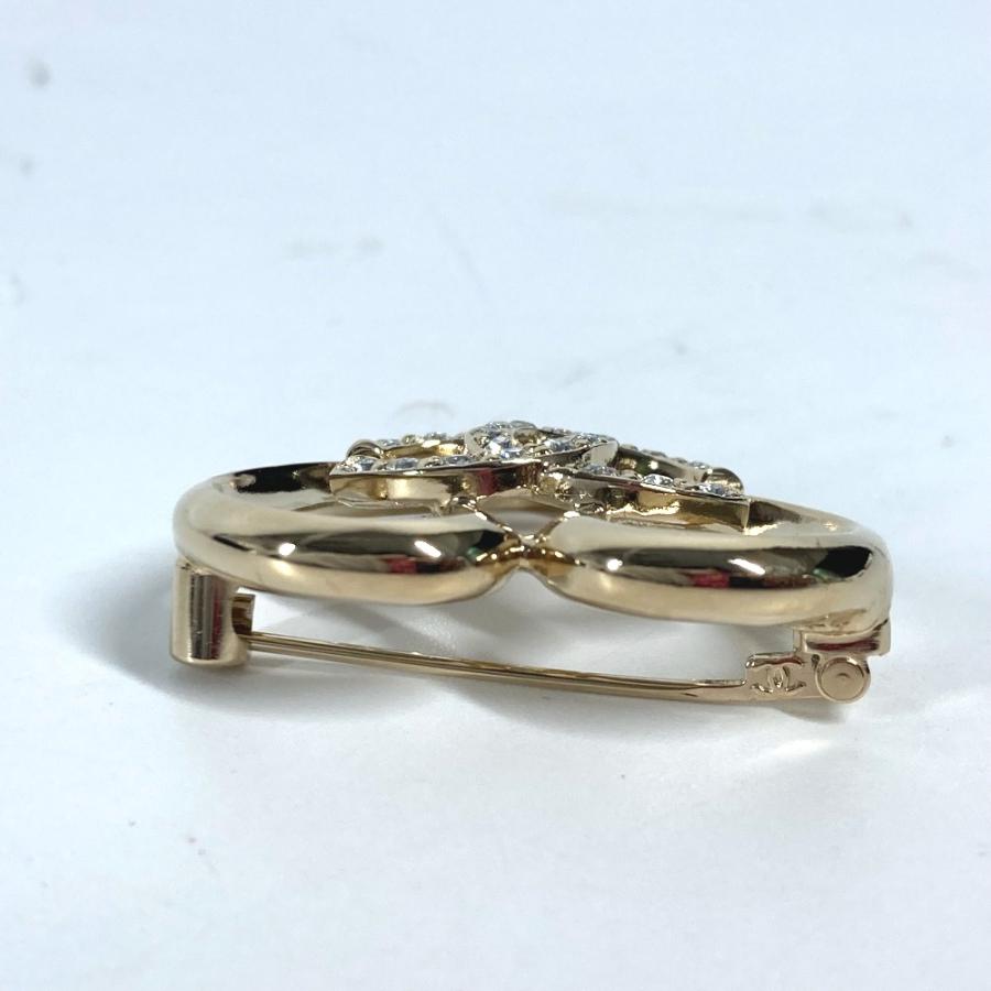 未使用 CHANEL シャネル CC ココマーク ハート ラインストーン アクセサリー P23C ブローチ ゴールド レディース【中古】 | CHANEL | 04