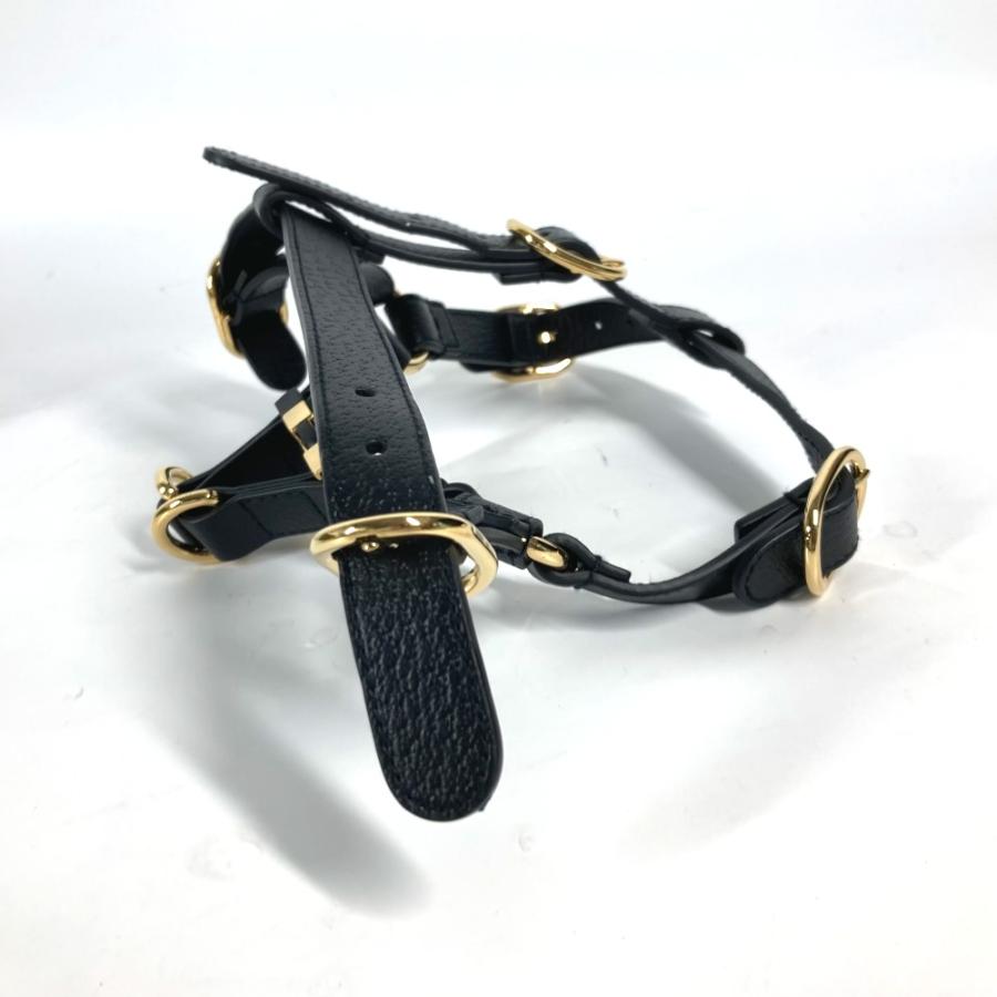 GUCCI グッチ 692963 スモール ペット ハーネス 犬 グッズ お散歩 ワンちゃん ドッグ DOG GG 雑貨 ブラック ユニセックス【中古】 | GUCCI | 06