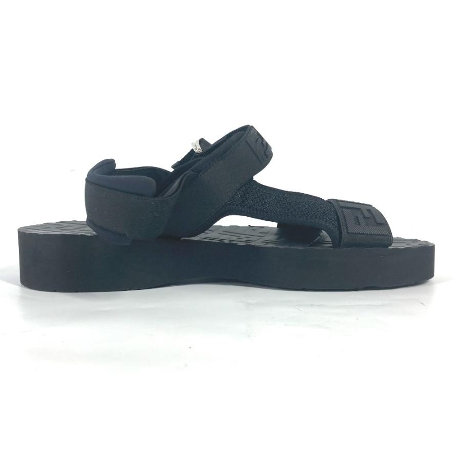 FENDI フェンディ 7X1377 ズッカ 靴 シューズ ベルト ストラップ サンダル ブラック メンズ【中古】 | FENDI | 06