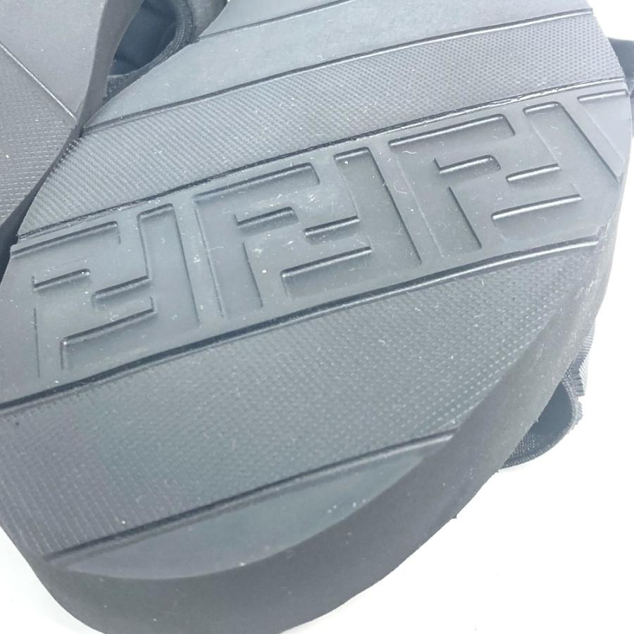 FENDI フェンディ 7X1377 ズッカ 靴 シューズ ベルト ストラップ サンダル ブラック メンズ【中古】 | FENDI | 08
