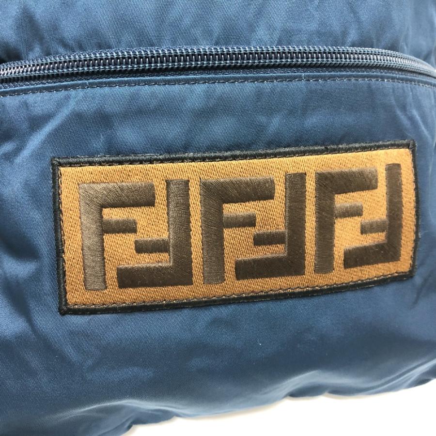 FENDI（フェンディ） 8BZ045 ズッカ ロゴ ナップサック バックパック