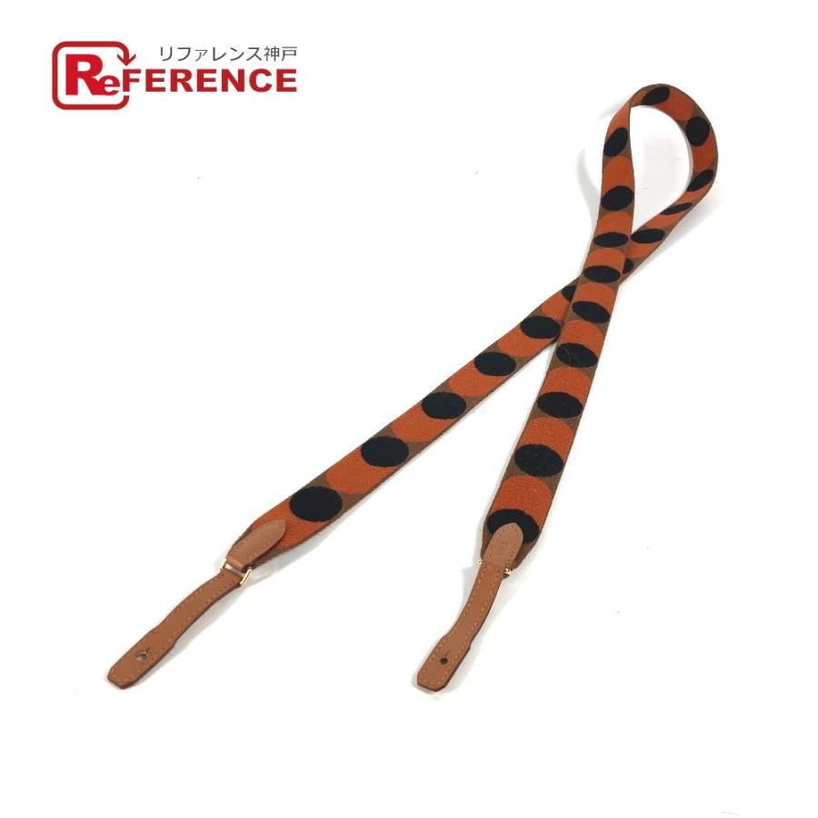 未使用 HERMES エルメス バンドリエール サングル フリッパーボール 25mm ショルダーストラップ オレンジ レディース【中古】 | HERMES