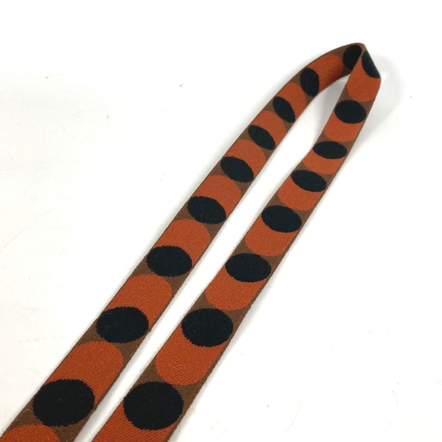 未使用 HERMES エルメス バンドリエール サングル フリッパーボール 25mm ショルダーストラップ オレンジ レディース【中古】 | HERMES | 03