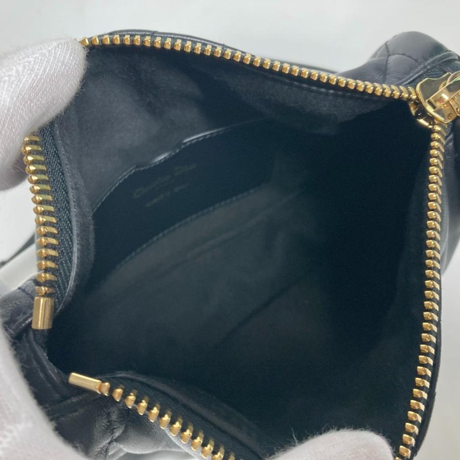 ディオール Dior ヴァイブ VIBE ホーボーバッグ　スモール M7200ONOA カナージュ カバン 2WAYバッグ ハンドバッグ 肩掛け ショルダーバッグ レザー ブラック Dior ディオール M7200ONOA ヴァイブ VIBE ホーボーバッグ スモール