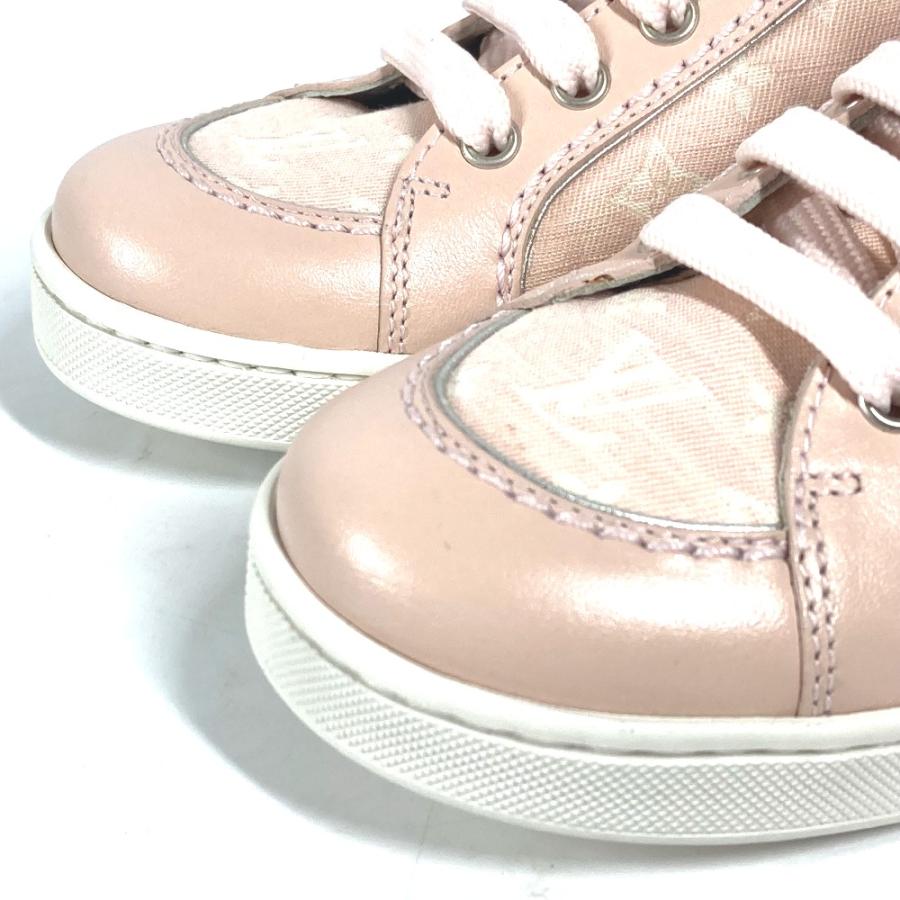 LOUIS VUITTON スニーカー ホワイト ピンク 37 LOUIS VUITTON（ルイ・ヴィトン） 未使用 靴 シューズ モノグラム