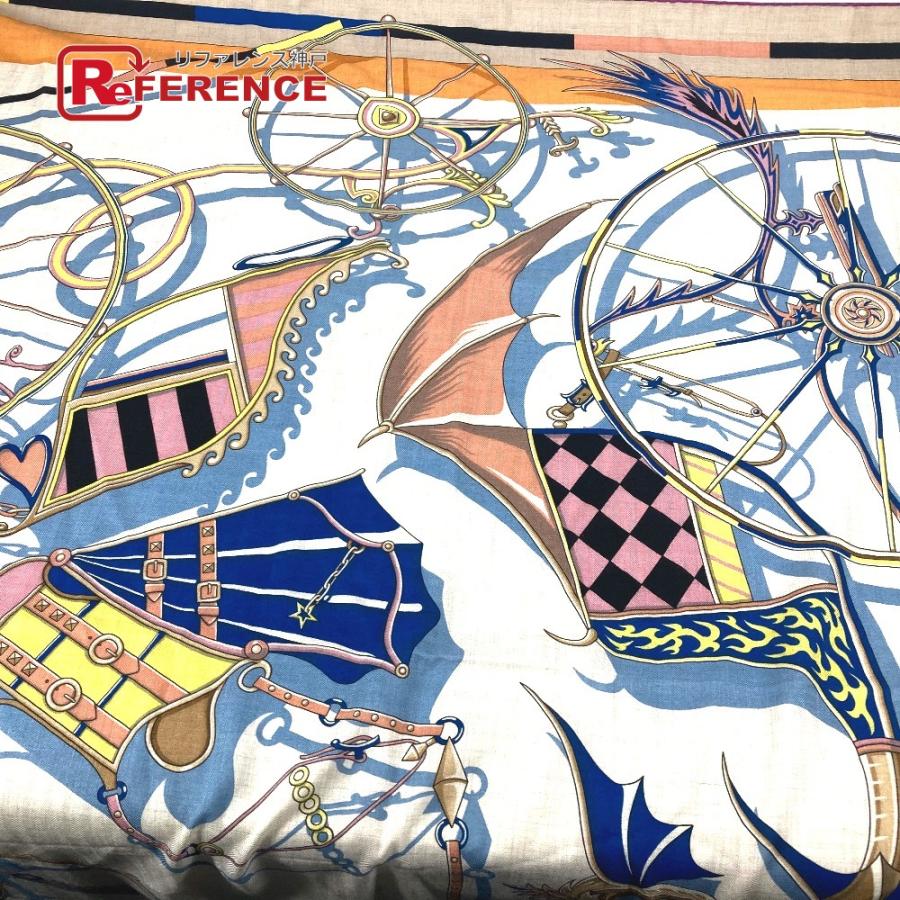 HERMES（エルメス） 美品 VOITURES EN EQUILIBRE 精巧な馬車 大判